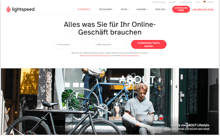 Lightspeed Startseite